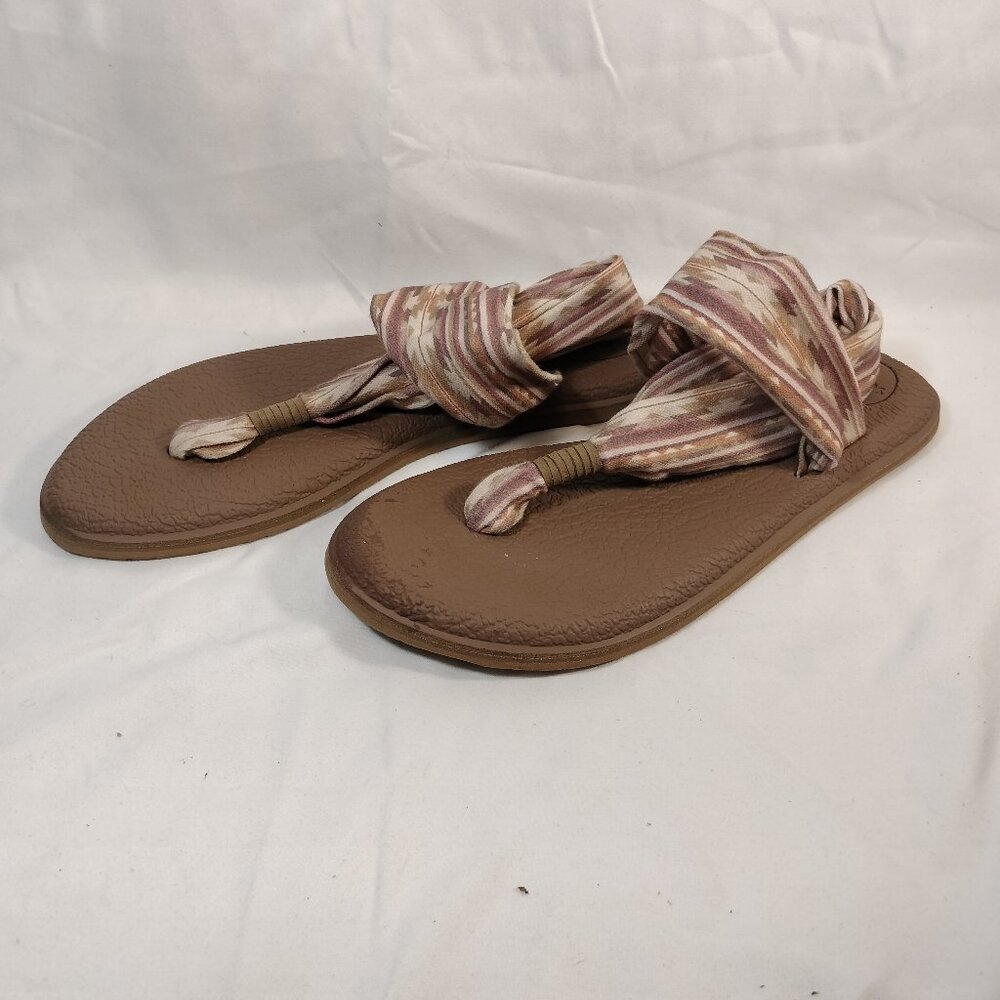 Sanuk Yoga Sling 2 Knit Thong Slingback Sandals